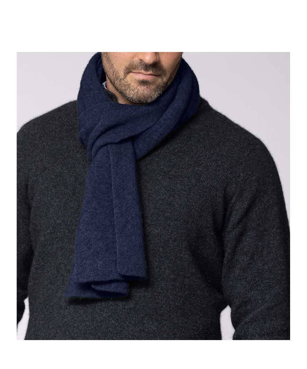 Merino Possum Chevi Scarf – Maritime